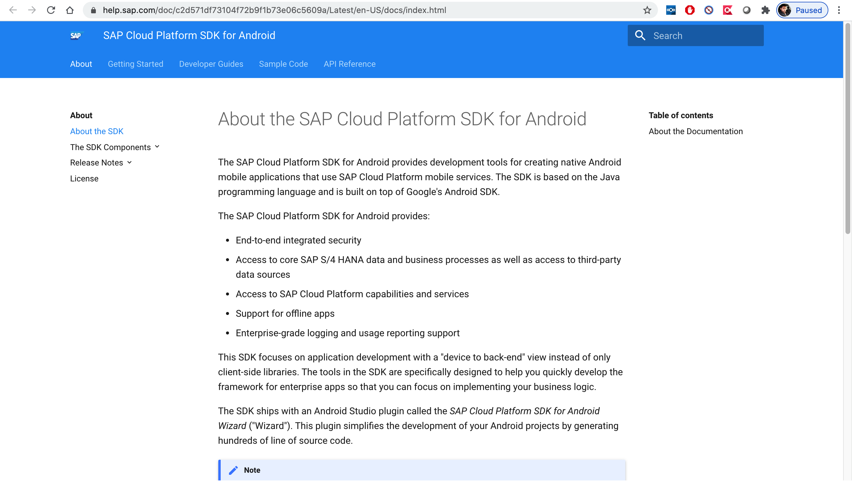 SAP Fiori for Android